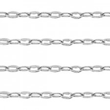 DQ Metal belcher chain anchor cable 4x2mm Antique silver